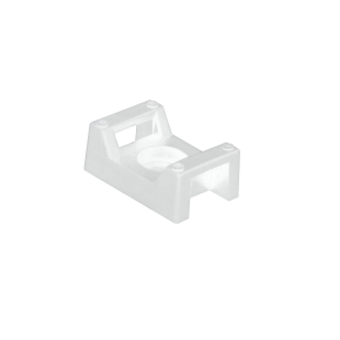 Cable Tie Cradle 4.9mm Hole Natural Pack Of 100